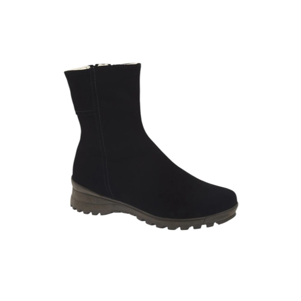 La Canadienne Aidan City Dry Genuine Shearling Lined Black Waterproof Boots - Picture 2 of 11